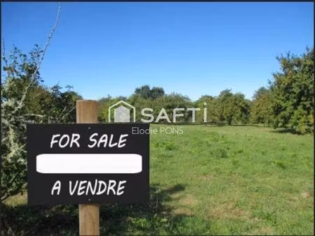 terrain constructible viabilisé à vendre