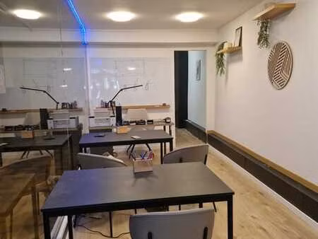 commerce avec belle vitrine centre ville