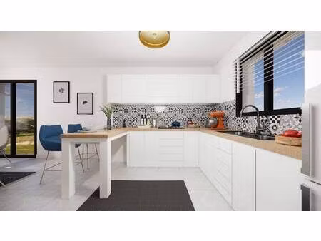 terrain avec maison neuve à vendre