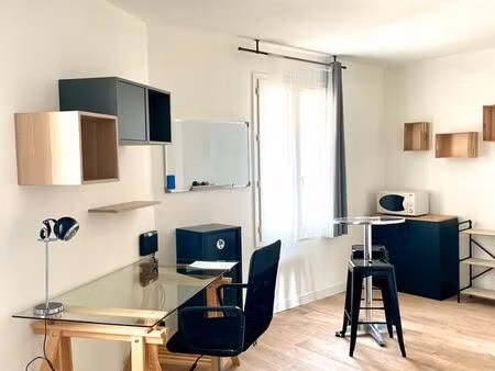 studio 26m2 rénové et meublé