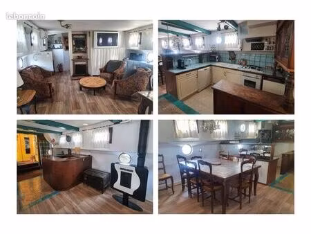 peniche d'habitation et navigante