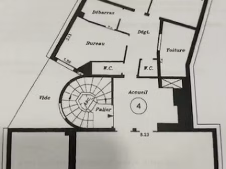 location locaux professionnels 5 pièces 129 m² à paris 9ème (75009)  4 635 €