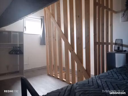 t2 maison rénovée la châtre vendu meublé