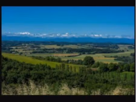 terrain 900m2 vue pyrénées