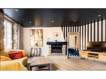 appartement 76 m² centre saint-pol-de-léon – 2 chambres – terrasse plein sud – charme pier