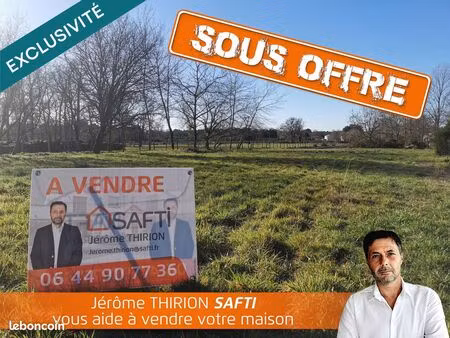 terrain 1524 m² saint-savin