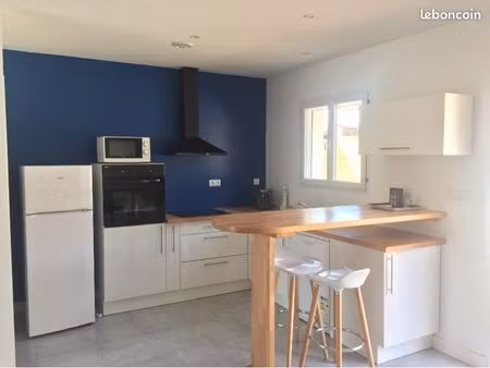 maison t2 50 m² avec grande terrasse – centre mimizan – parking