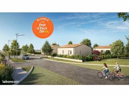 terrain 412 m² prignac et marcamps