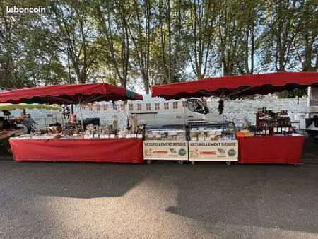 commerce de marché spécialités du pays basque