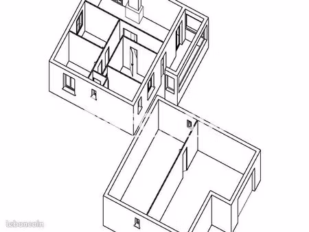 maison 3 pièces 74 m²