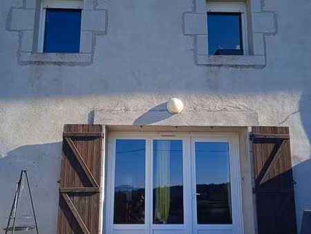 maison mitoyenne 2 faces  terrasse  garage