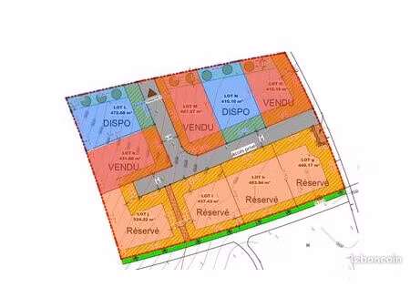 terrain à bâtir viabilisé 410 ou 472 m² – libre constructeur – mont-saint-martin – proche 