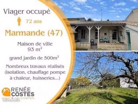 maison de ville en viager 3 pièces 93 m²