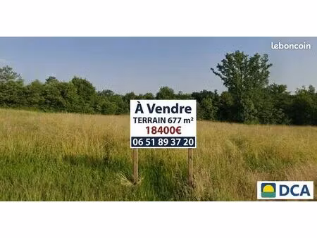 terrain 677 m² saint sernin