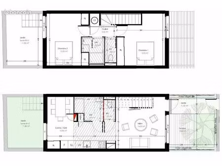 appartement 3 pièces 70 m²