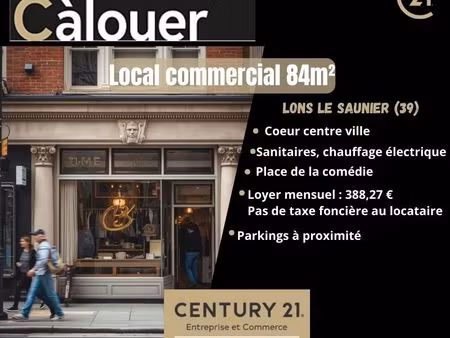 local commercial 84 m² lons le saunier