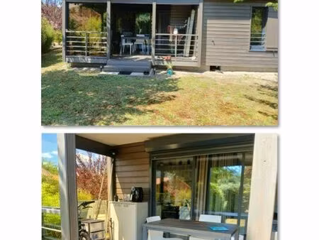 chalet meublé 37 m² avec jardin dans les landes