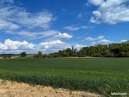 terrain plat 1200 m2 vue sur la nature