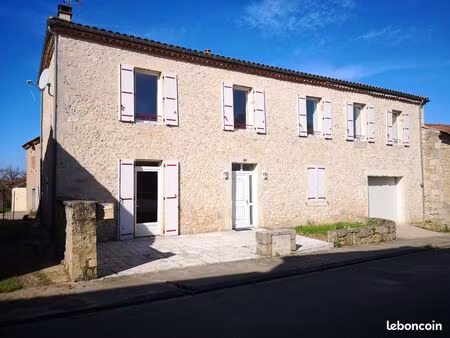 maison 5 pièces 160m²+ garage + cours+jardin