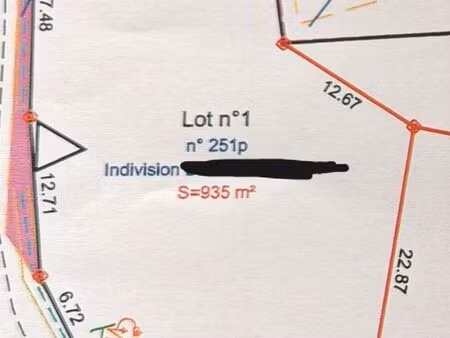 vente terrain constructible