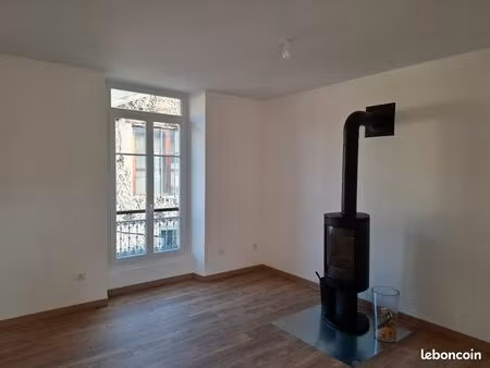 t3 duplex rénové 70m2 - centre ville - lumineux - vue château