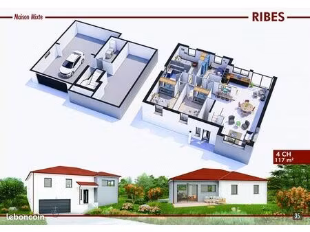 maison 6 pièces 117 m²