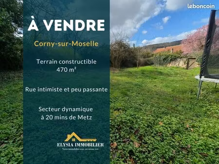 terrain 470 m² corny-sur-moselle