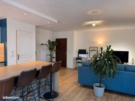 appartement 55m2 centre ville - grand jardin - véranda - terrasse - piscine