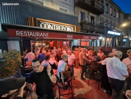 agen centre – bar / restaurant équipé + licence iv – cession parts sociales (reprise possi