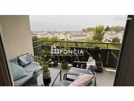 montbonnot  charmant et lumineux t3 dans résidence récente et sécurisée