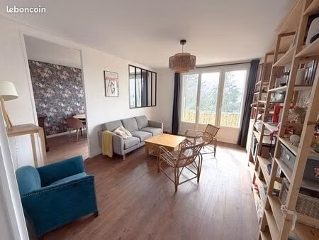 appartement traversant 56 m² très lumineux avec balcon – possible 2 chambres – nantes