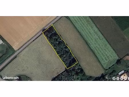 parcelle boisée 5 400 mètres carrés