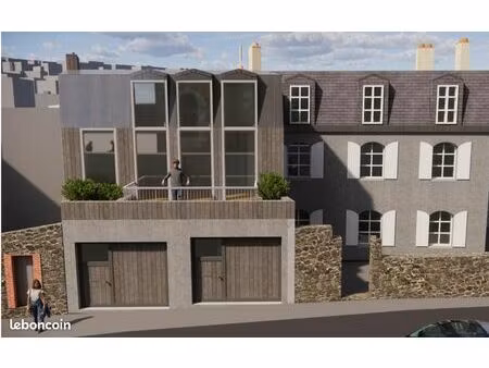 plateau à aménager (+ projet) et garage