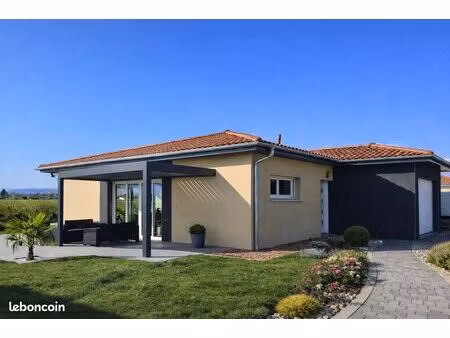 parigny (42120) – terrain 516 m² avec projet de maison moderne 3 chambres