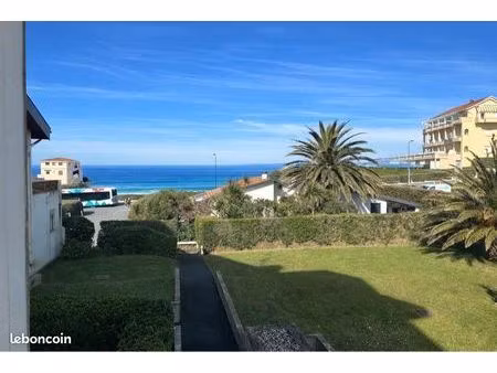 biarritz – t2 rénové avec vue mer à 150 m des plages