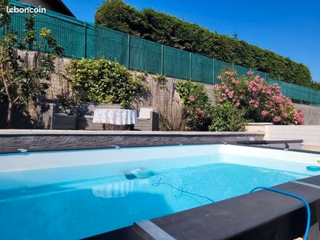 maison récente 4 chambres 104 m² – terrasse – piscine – rive-de-gier / genilac