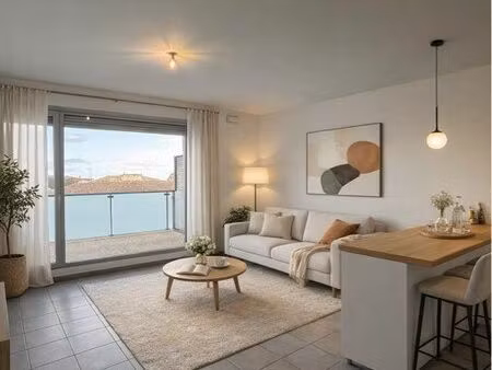 t4 duplex inversé 99 m² 10 minutes des plages– terrasse 18 m² vue adour – parking – proche