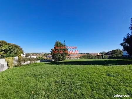 terrain 750 m² anglet
