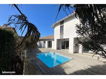 maison contemporaine avec piscine - 4 chambres - anglet - blancpignon / chiberta– 4 min à 
