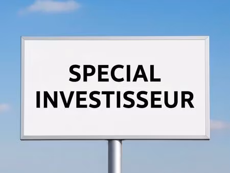 pour investisseur  garage loué