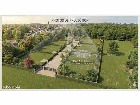 terrain 1 000 m² laventie