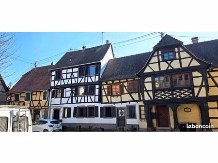 bouxwiller 67330 - centre-ville – maison de ville alsacienne 141 m² avec garage