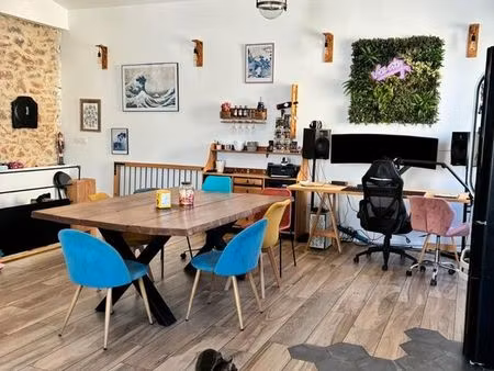 maison de village rénovée – esprit loft – 86 m² – 165 000