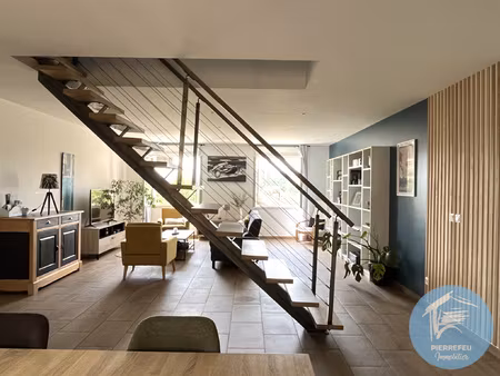 duplex 6p traversant au calme avec vue - centre bourg - le b