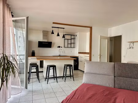 appartement meublé - lyon 9 - 2 pièce(s) - garage - cave -57.18 m2 - piscine