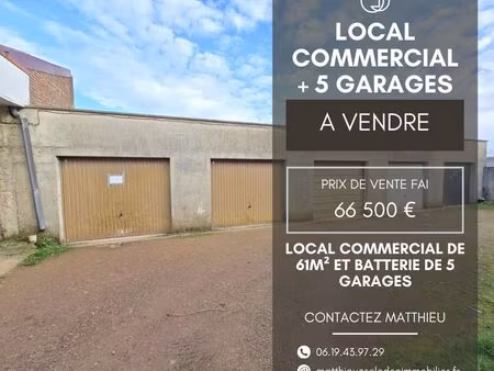 local commercial 61 m² auchel