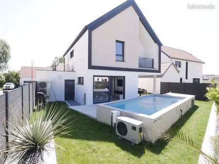 nordhouse – maison 2024  119 m²  3 3 ares  piscine  terrasse  jardin  garage