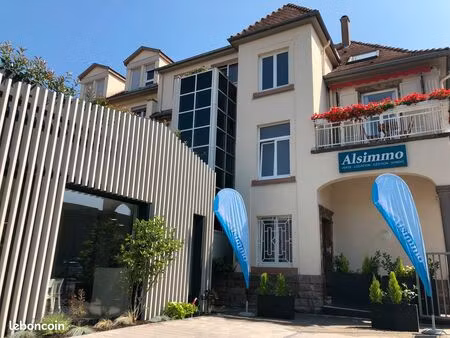 strasbourg robertsau – local professionnel 130 m² lumineux – 5 bureaux + salle réunion/att