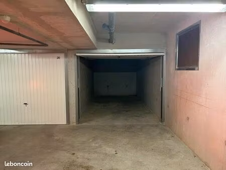 garage en sous terrain