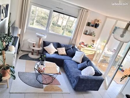 t2 50 m² – nantes / saint herblain - parking – meublé